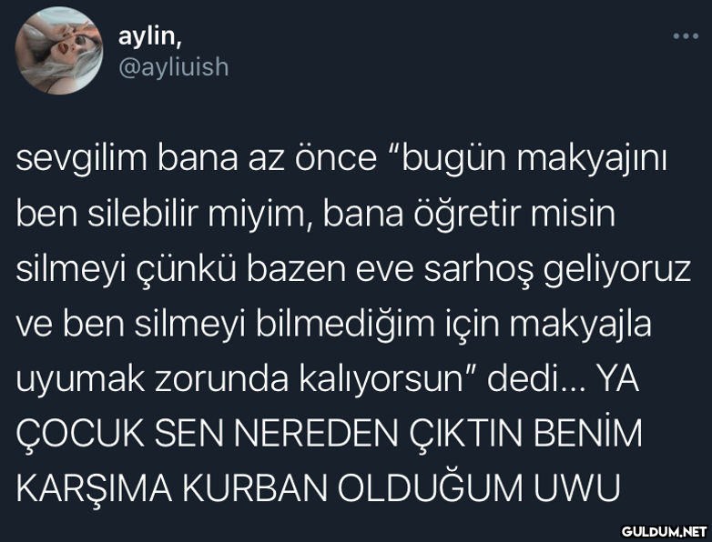 aylin, @ayliuish sevgilim...