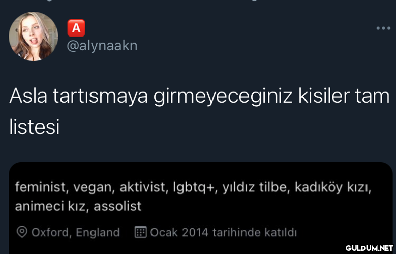 A @alynaakn Asla...