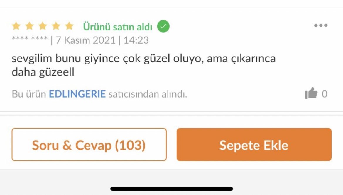 ***** Ürünü satın aldı | 7...