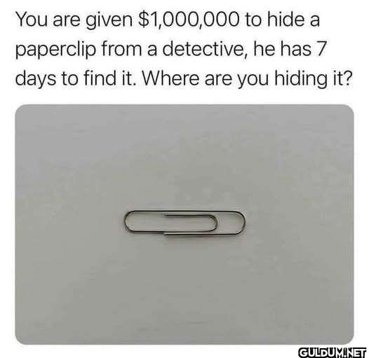 You are given $1,000,000...