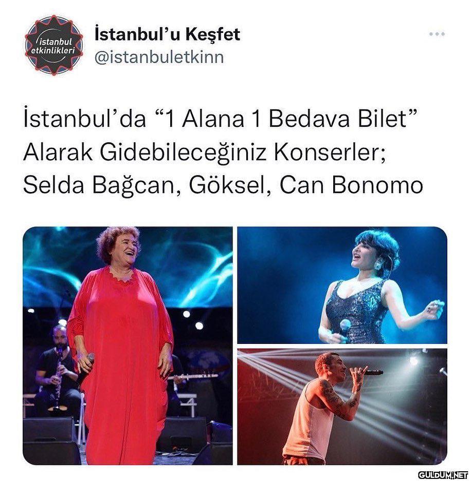 Bu konserlerden en az...