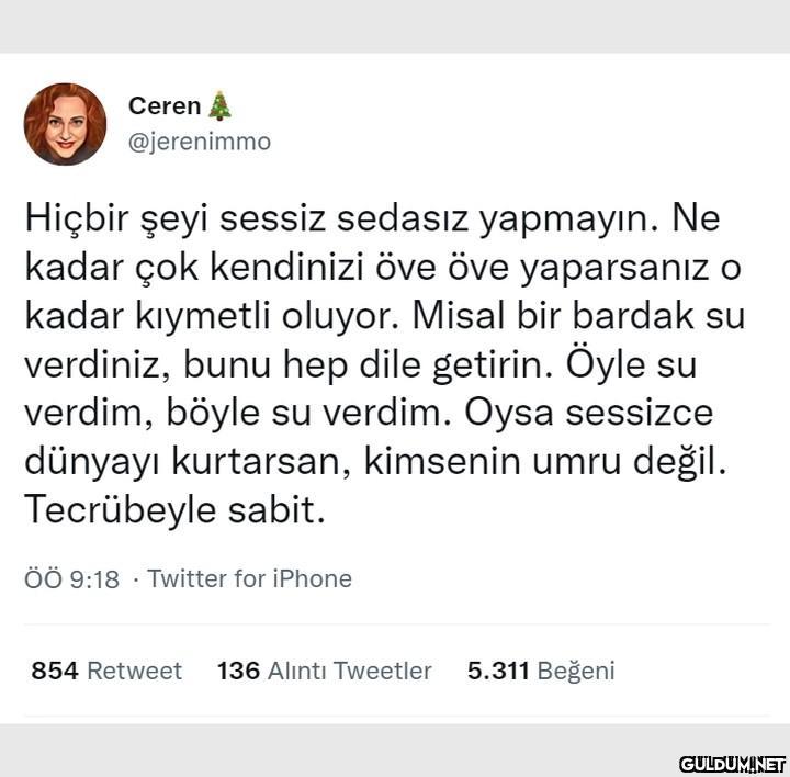 Ceren @jerenimmo Hiçbir...