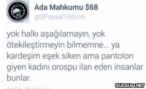 Ada Mahkumu $68...
