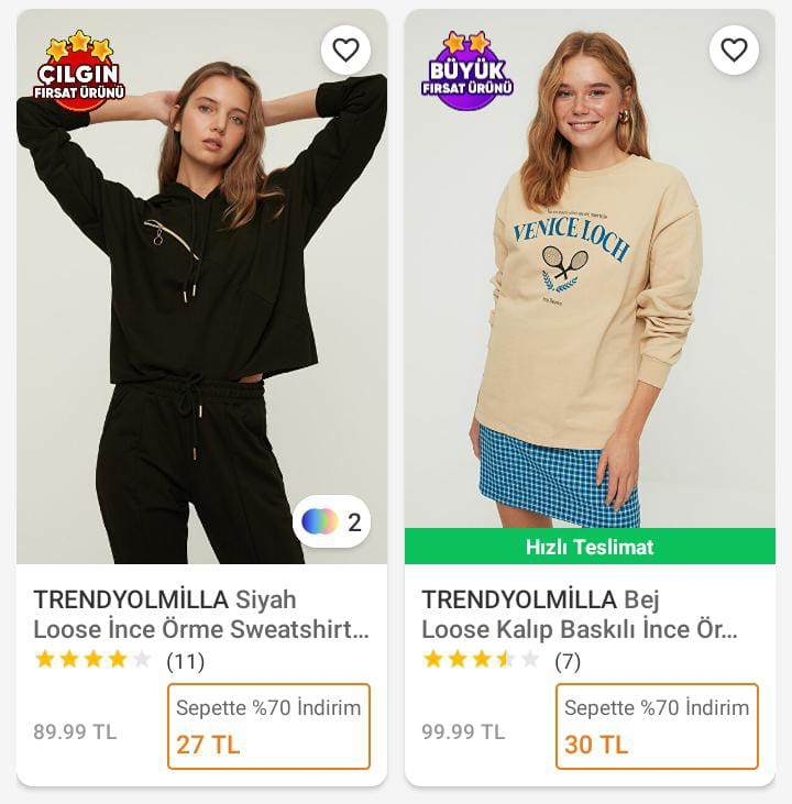 Trendyol milla'da bugüne...