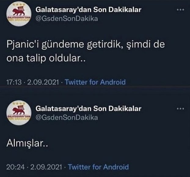 Galatasaray'dan Son...