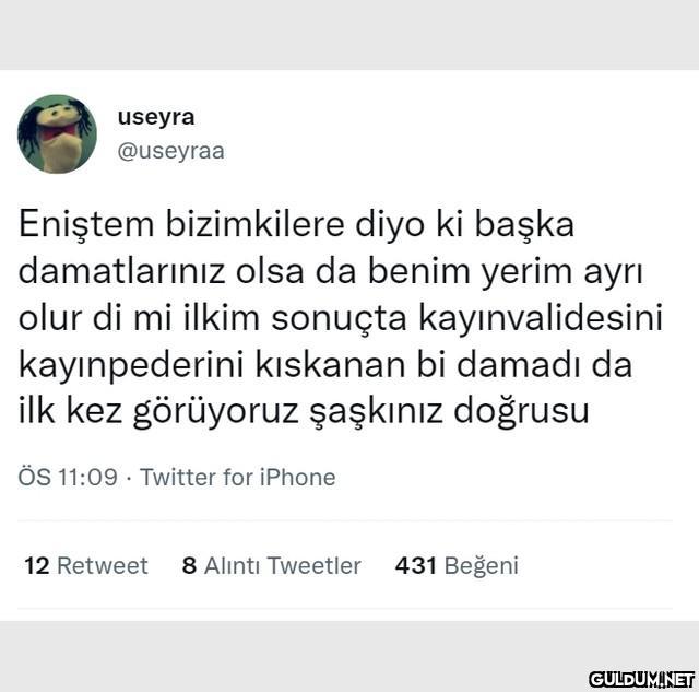 useyra @useyraa Eniştem...