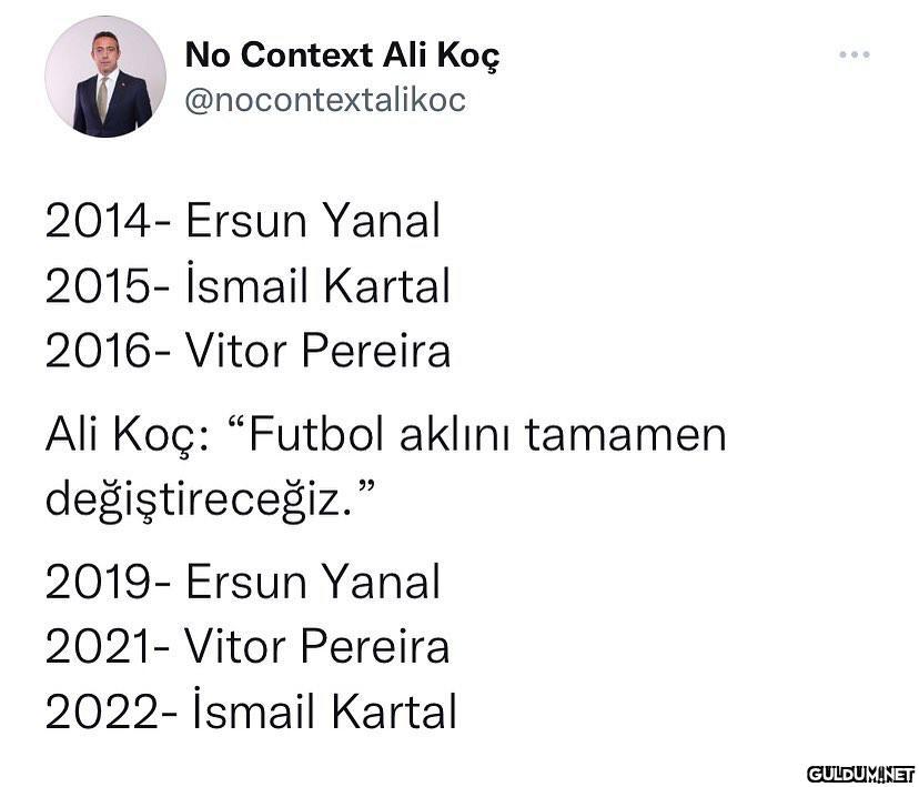 No Context Ali Koç...