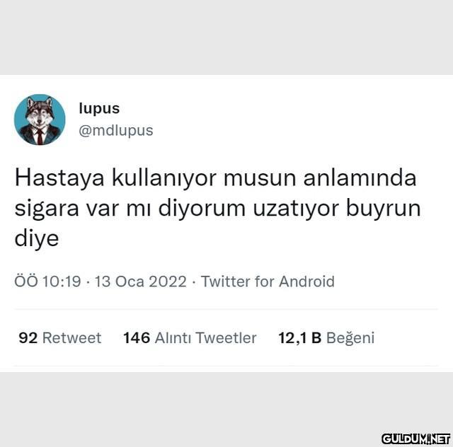 lupus @mdlupus Hastaya...