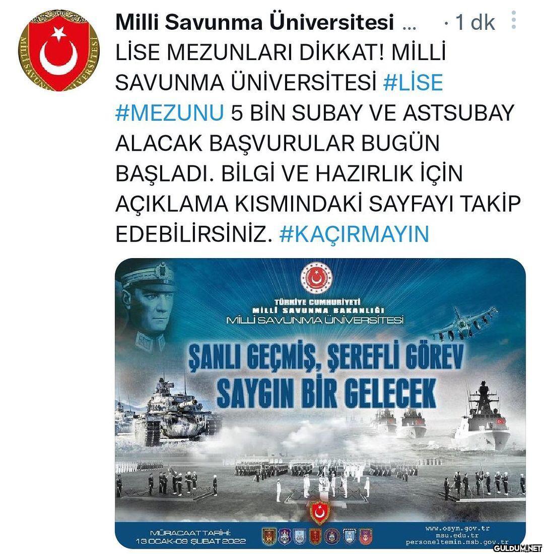 ⚔️ Lise Mezunu Subay...