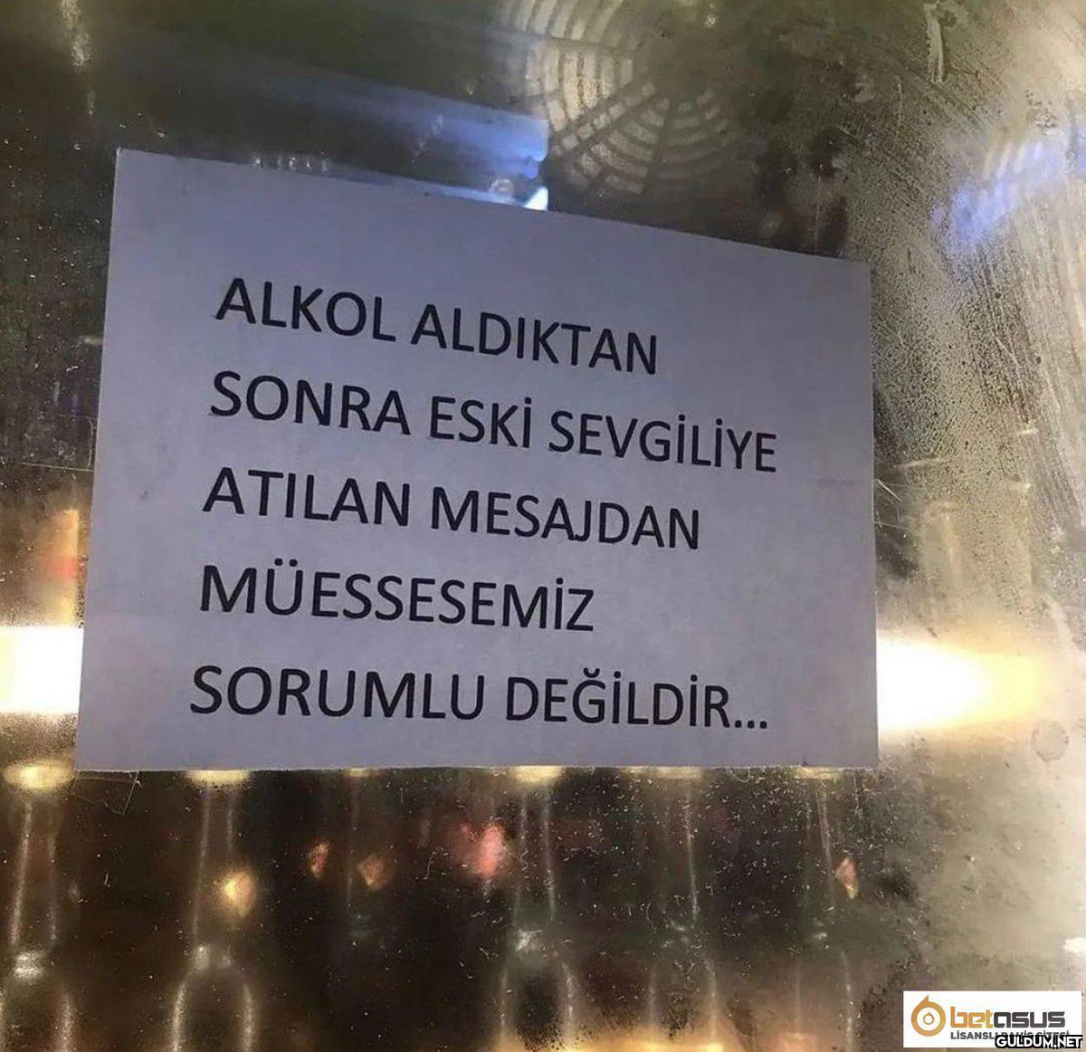 ALKOL ALDIKTAN SONRA ESKİ...