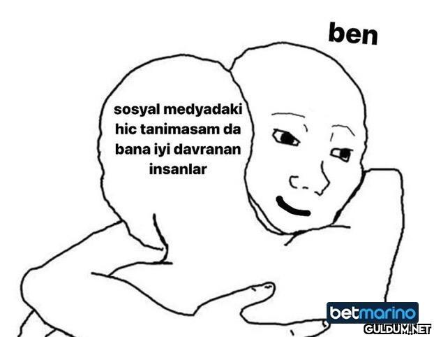 ben sosyal medyadaki hic...