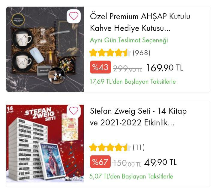 Günün fırsatları bu linkte...