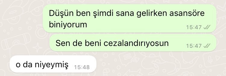 Düşün ben şimdi sana...