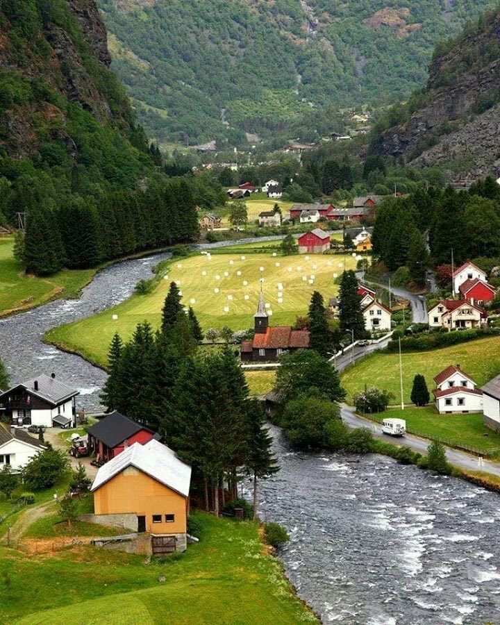 Norveç'te Sognefjord...