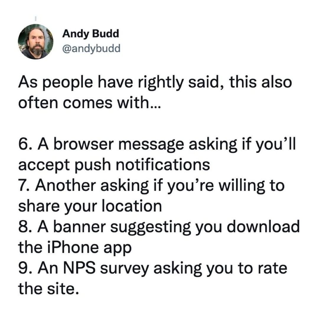 "Please turn off your ad...