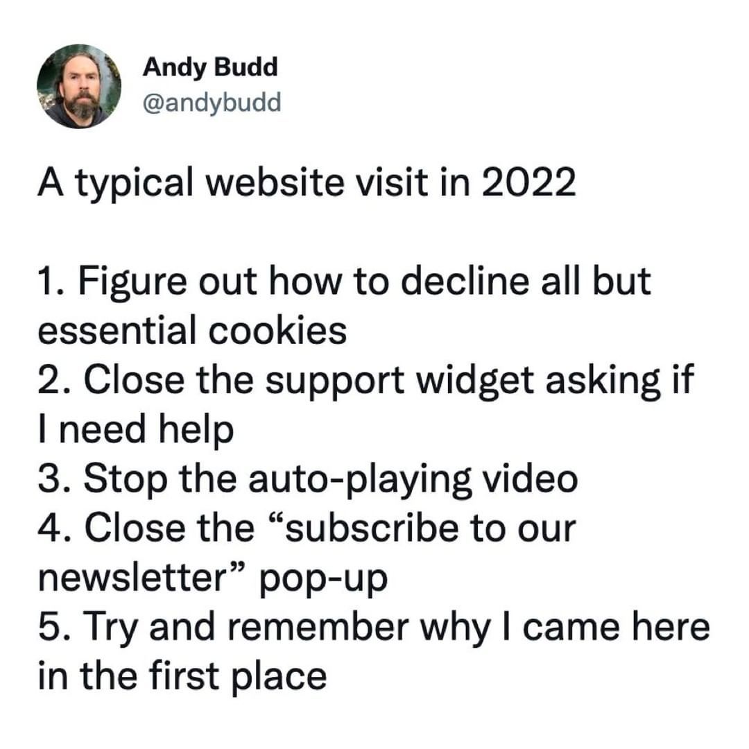 "Please turn off your ad...