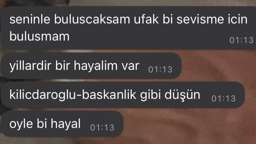 seninle buluscaksam ufak...
