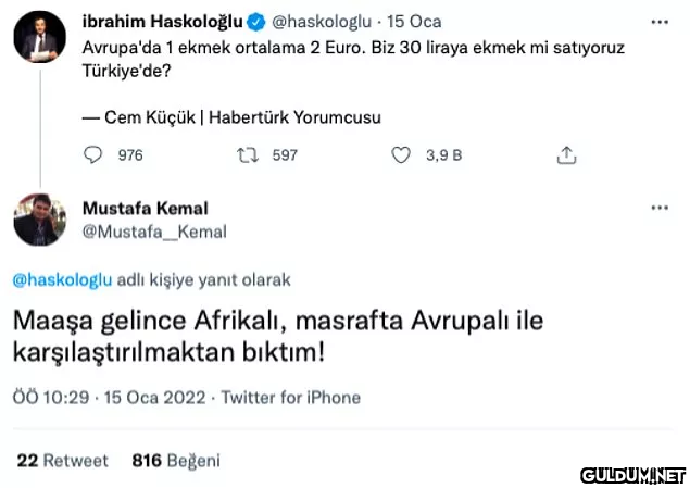 Sürekli o alandaki en kötü...