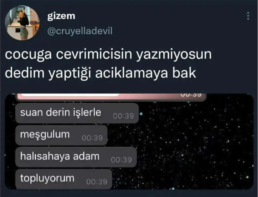 Bundan daha mühim ne...