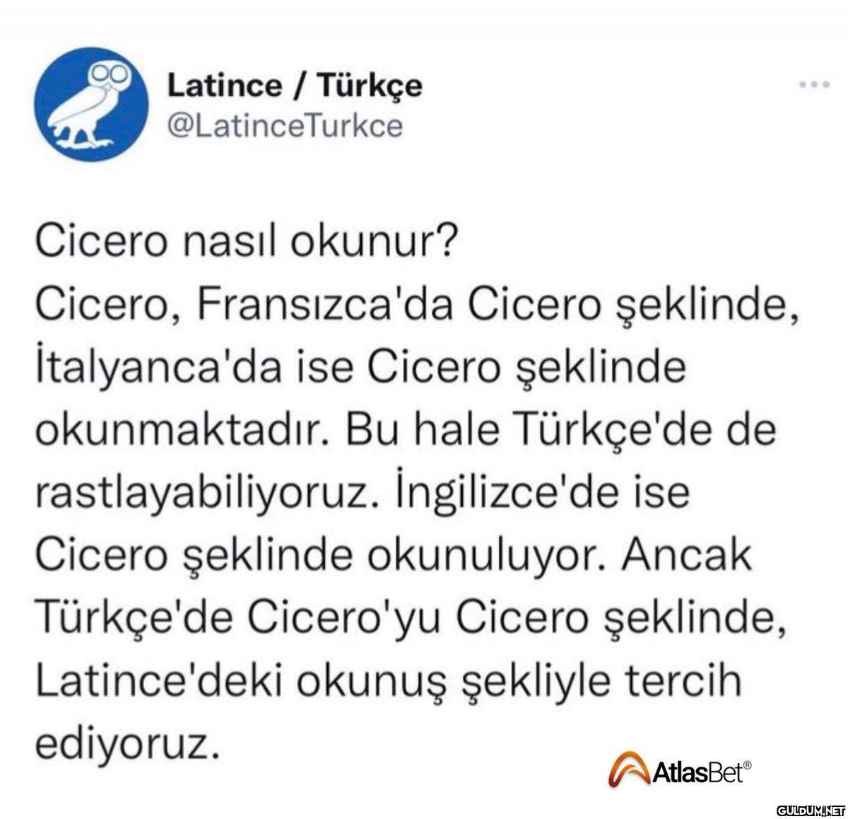 Latince / Türkçe ......