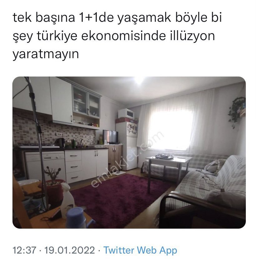 tek başına 1+1de yaşamak...