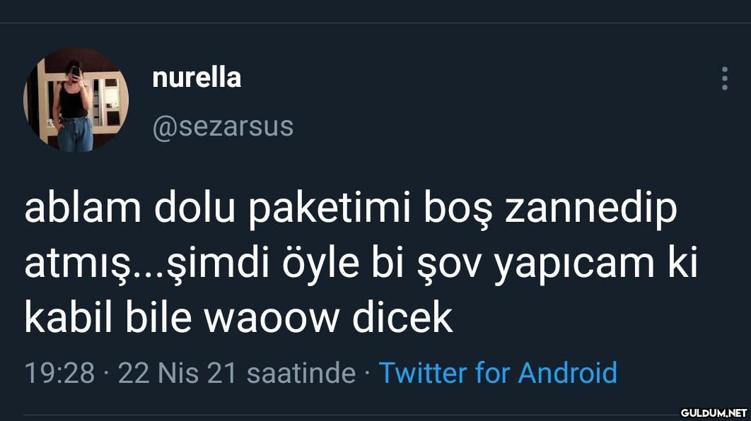 nurella @sezarsus ablam...