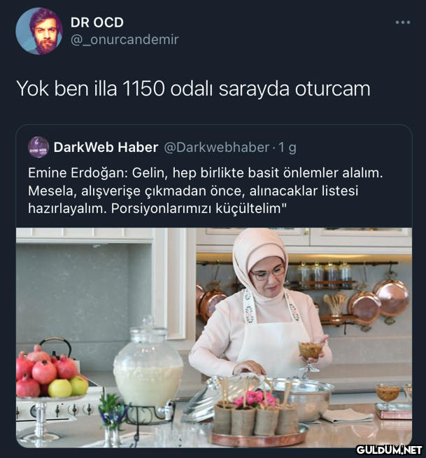 DR OCD @_onurcandemir Yok...