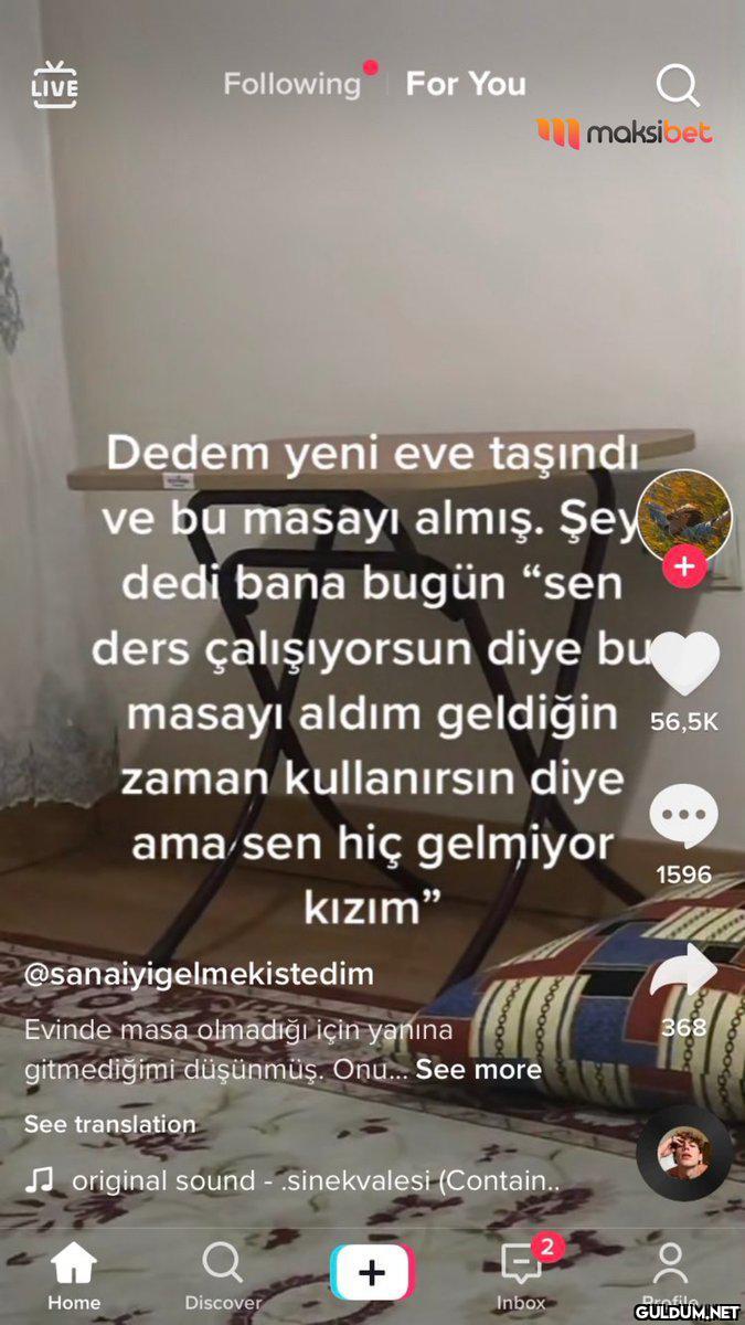 Çok kötü oldum   ...