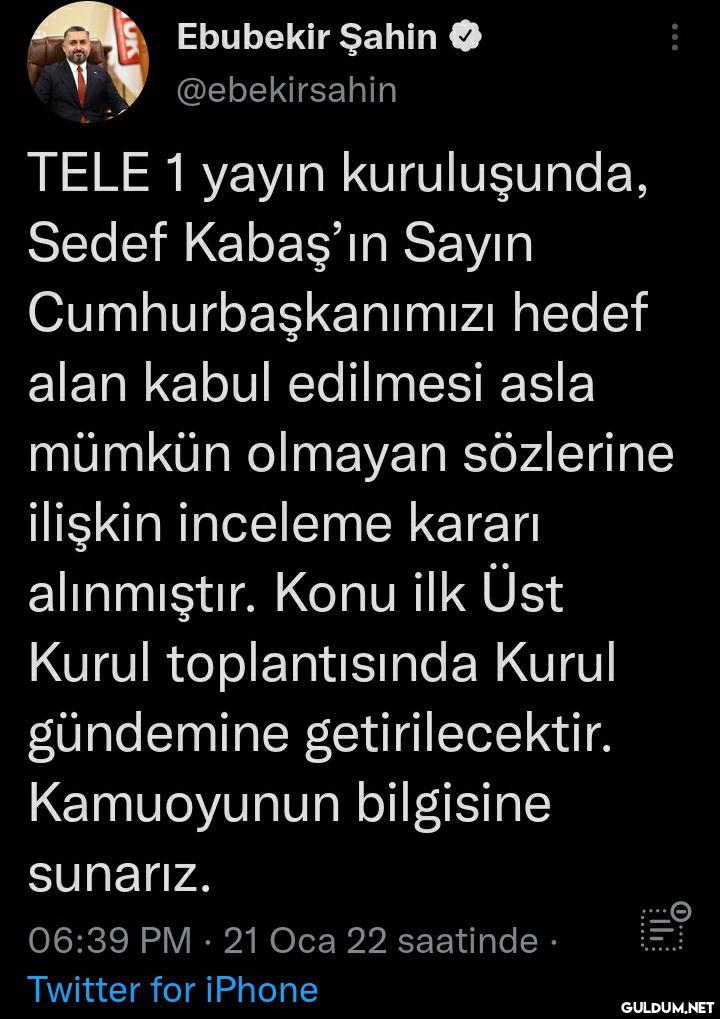RTÜK Başkanı Ebubekir...