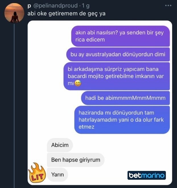 Yakınlarımdan bi şey...