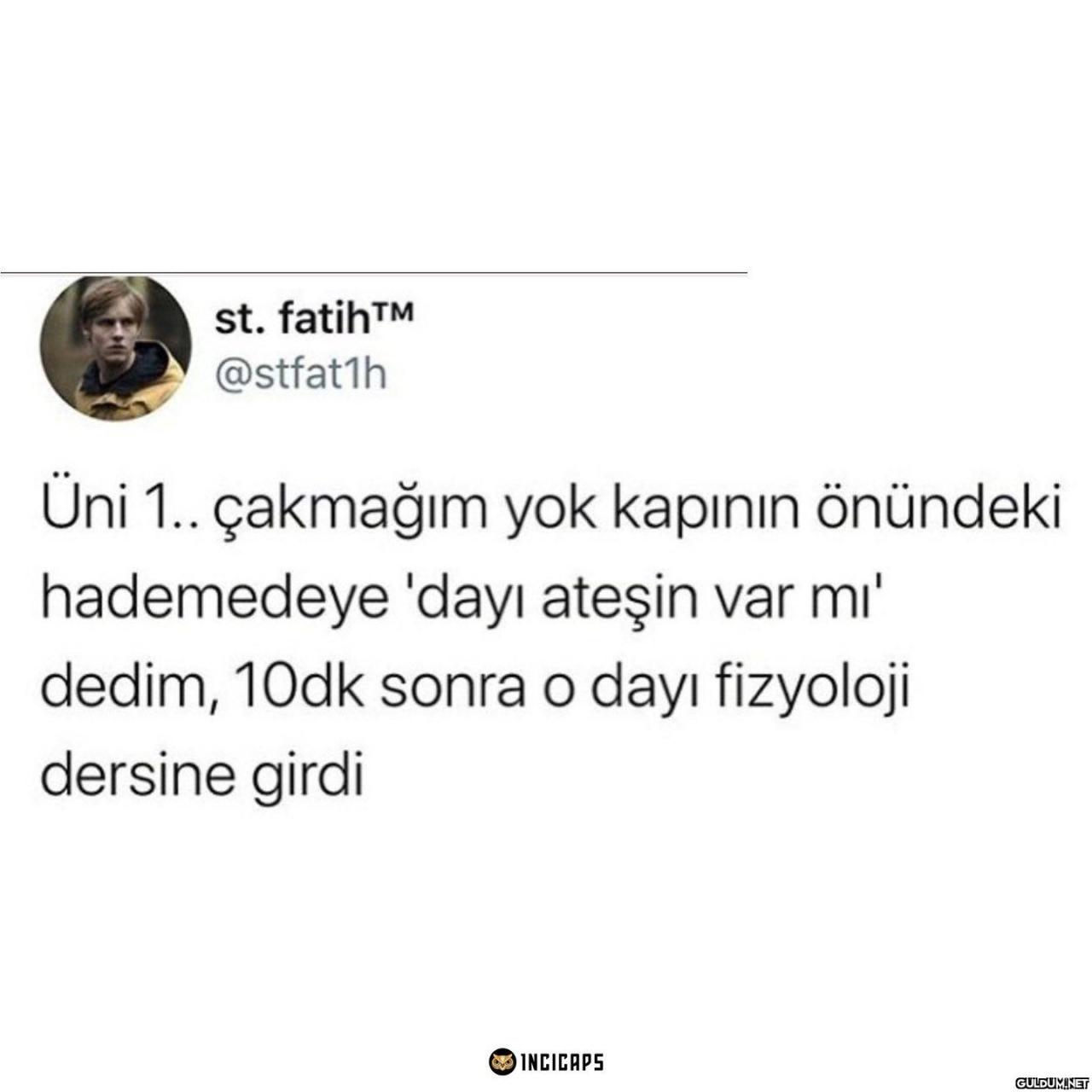 st. fatihTM @stfat1h Üni...