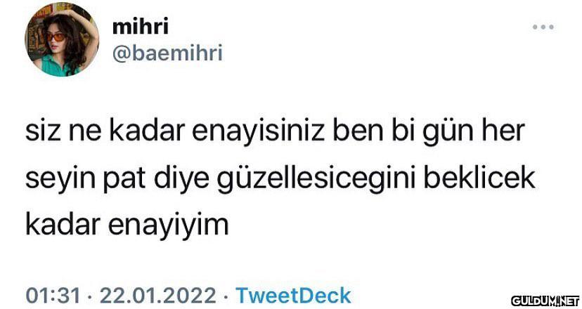 mihri @baemihri siz ne...