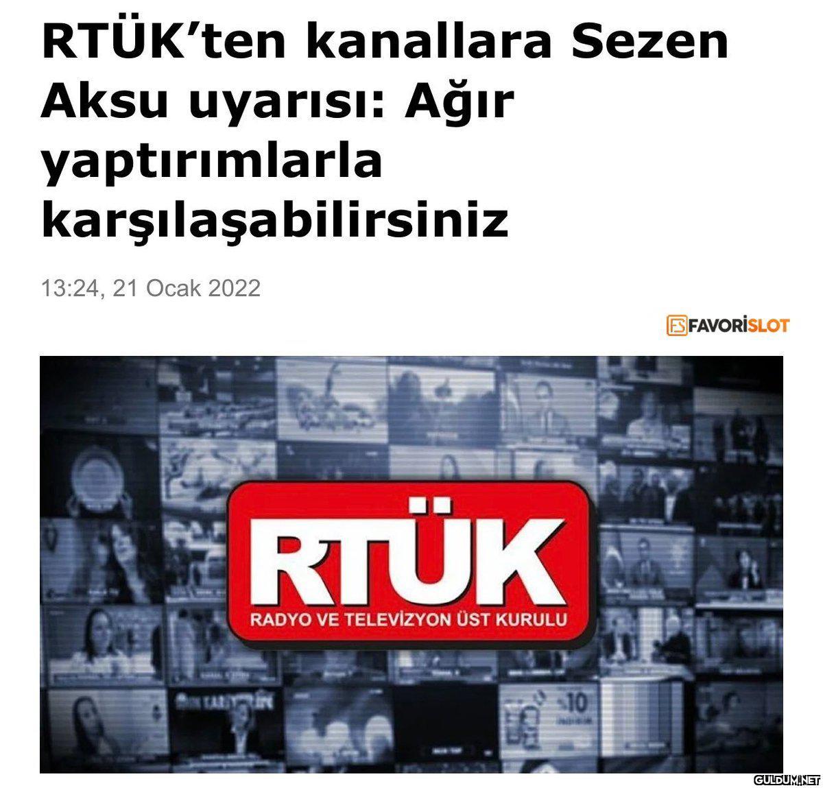 RTÜK'ten kanallara Sezen...