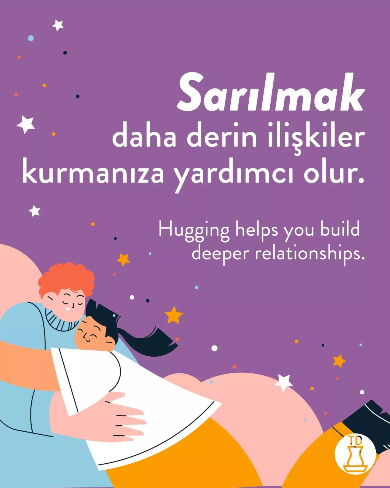 En çok sarıldığın...