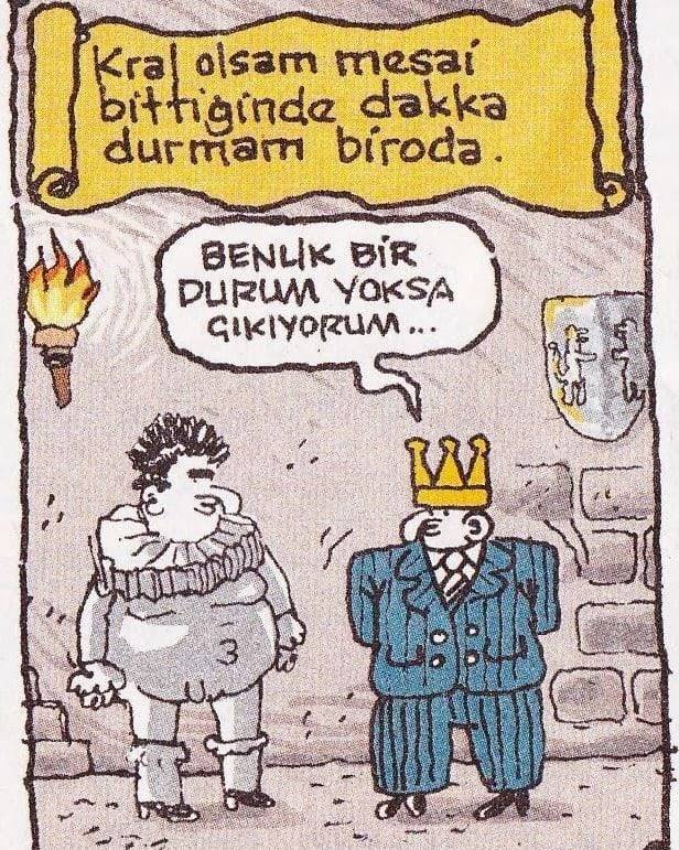 Mesai bittiğinde dakka...