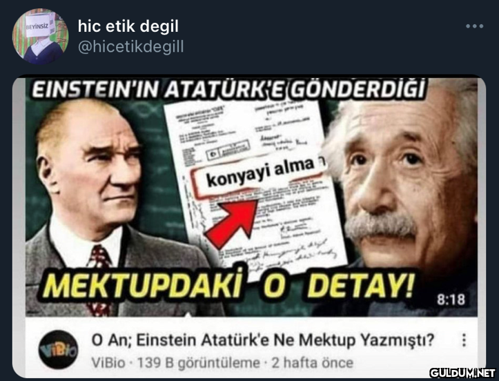 hic etik degil...