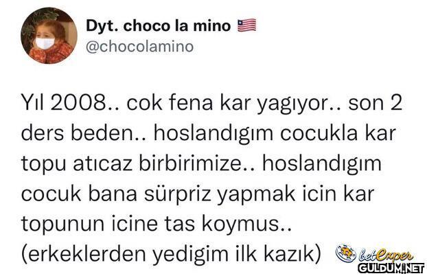 Hani erkekler sürprizden...