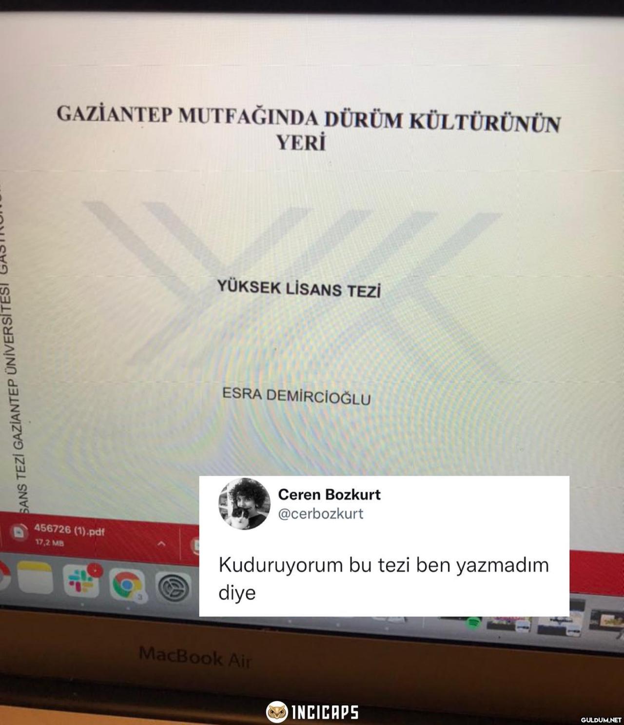 GAZİANTEP MUTFAĞINDA DÜRÜM...