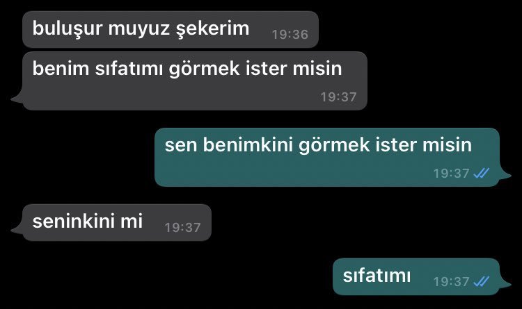 kalsın o zaman    buluşur...