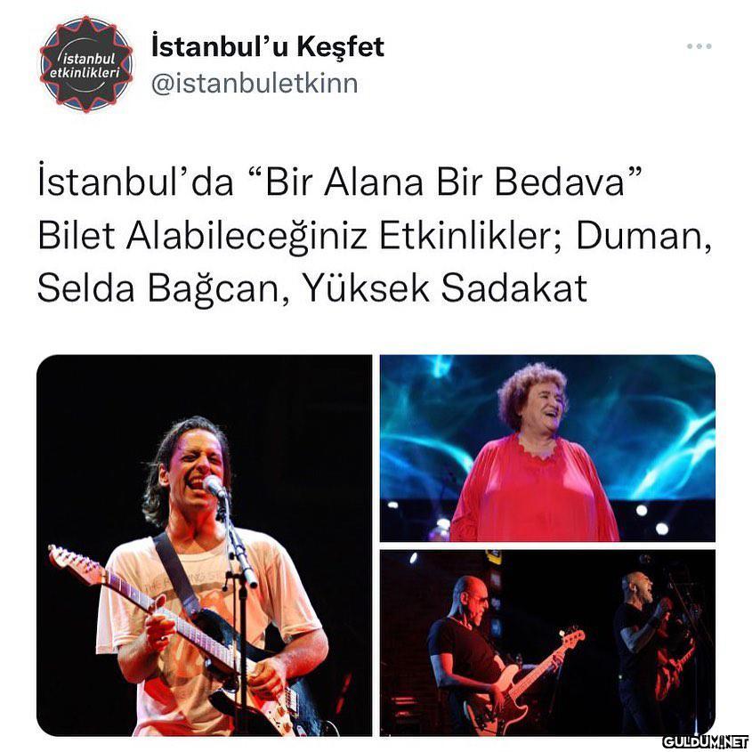 Bu konserlerden en az...