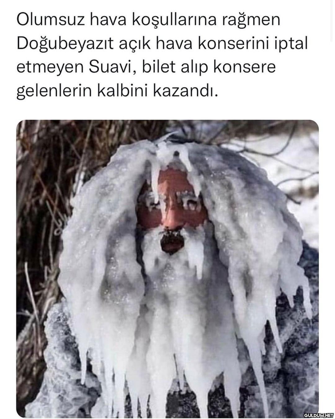 Olumsuz hava koşullarına...