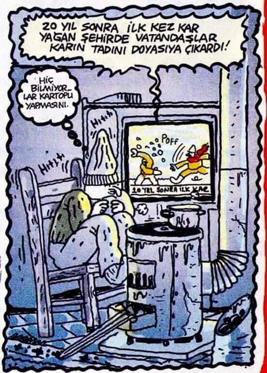 Hiç bilmiyorlar kartopu...