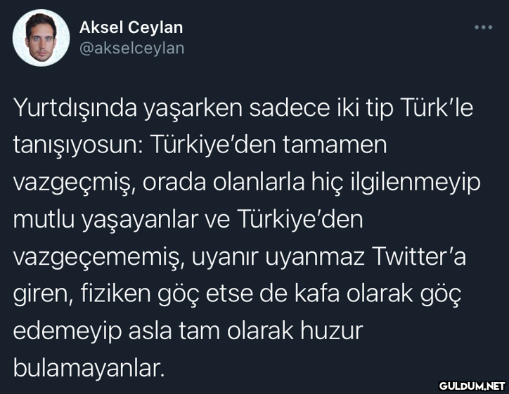 Aksel Ceylan @akselceylan...