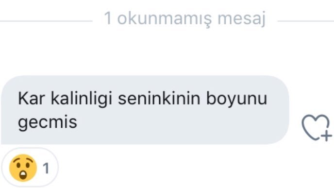 bir yeni mesaj    1...