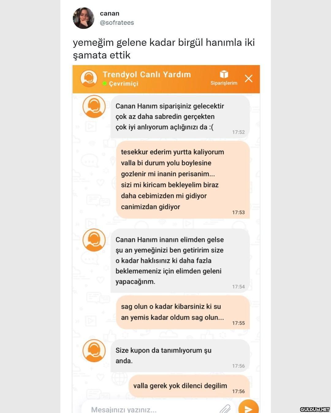canan @sofratees yemeğim...