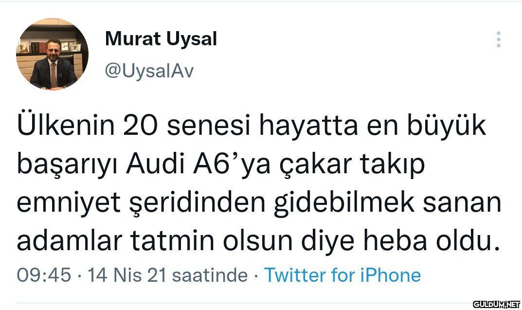 Murat Uysal @UysalAv...