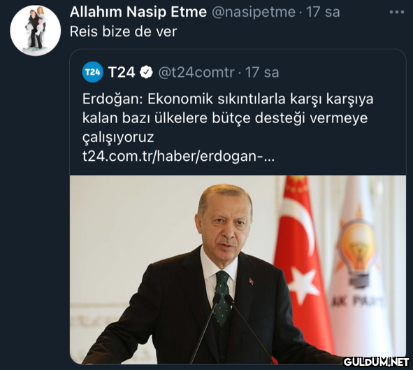 Allahım Nasip Etme...