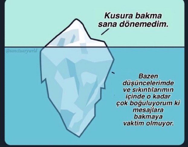 Kusura bakma sana...
