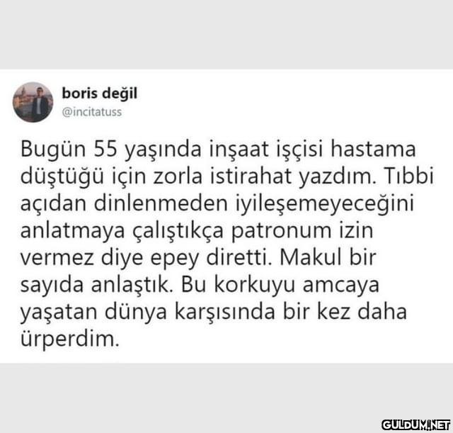 boris değil @incitatuss...