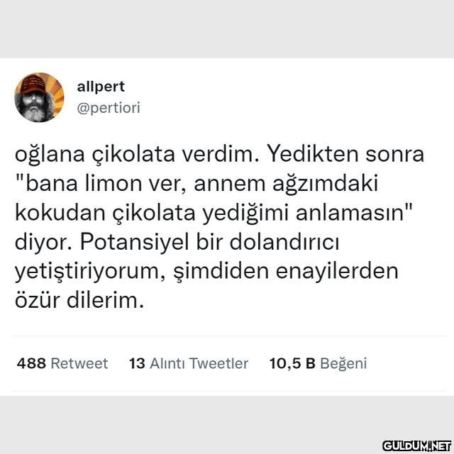 allpert @pertiori oğlana...